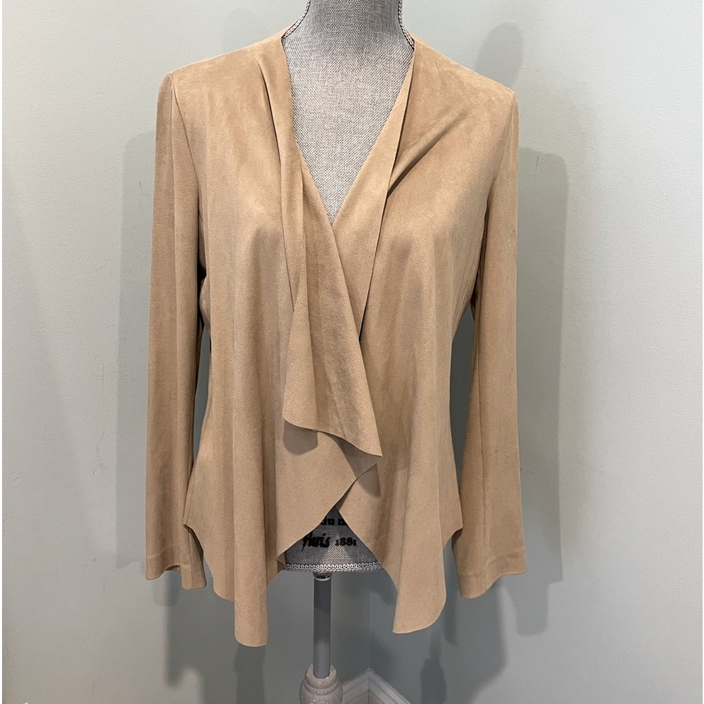 Zara Faux suede cardigan